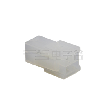 Pitch 4.2mm Female 双排 Housing 有耳 2X2Pin 本色